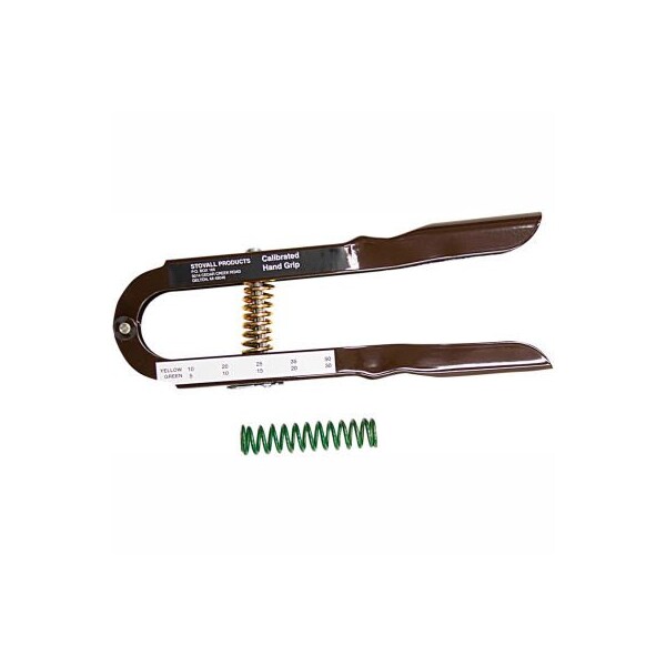 Power Hand Grip, Adjustable Grip, 1-Spring Variable Tension (5 - 50 lb.)